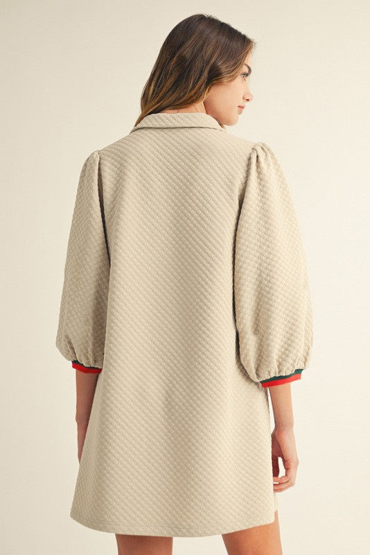 Designer Inspired Striped Dress