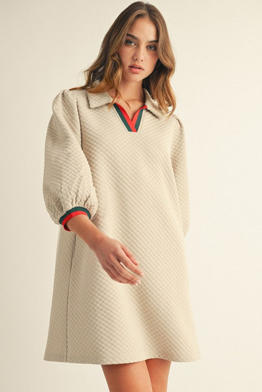 Designer Inspired Striped Dress